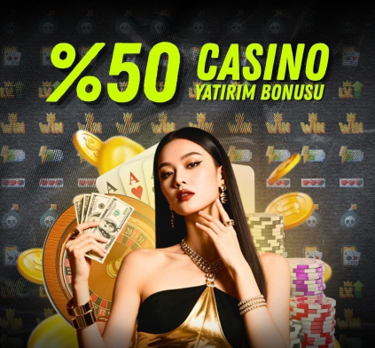 🃏Casino tutkunlarına özel bu fırsatı kaçırma! Şimdi yatırımına %50 bonus kazan, oyuna daha güçlü bir başlangıç yap! 