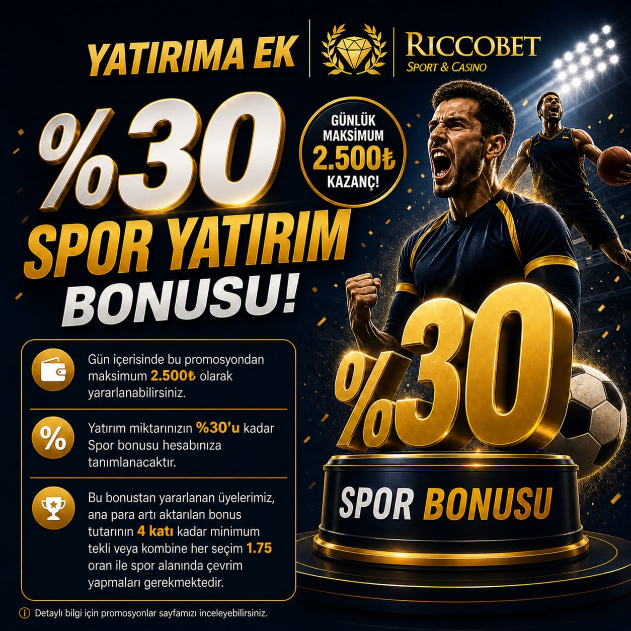 ⚽️ YATIRIMA EK %30 SPOR BONUSU ⚽️